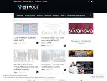 Tablet Screenshot of cityoutmonaco.com